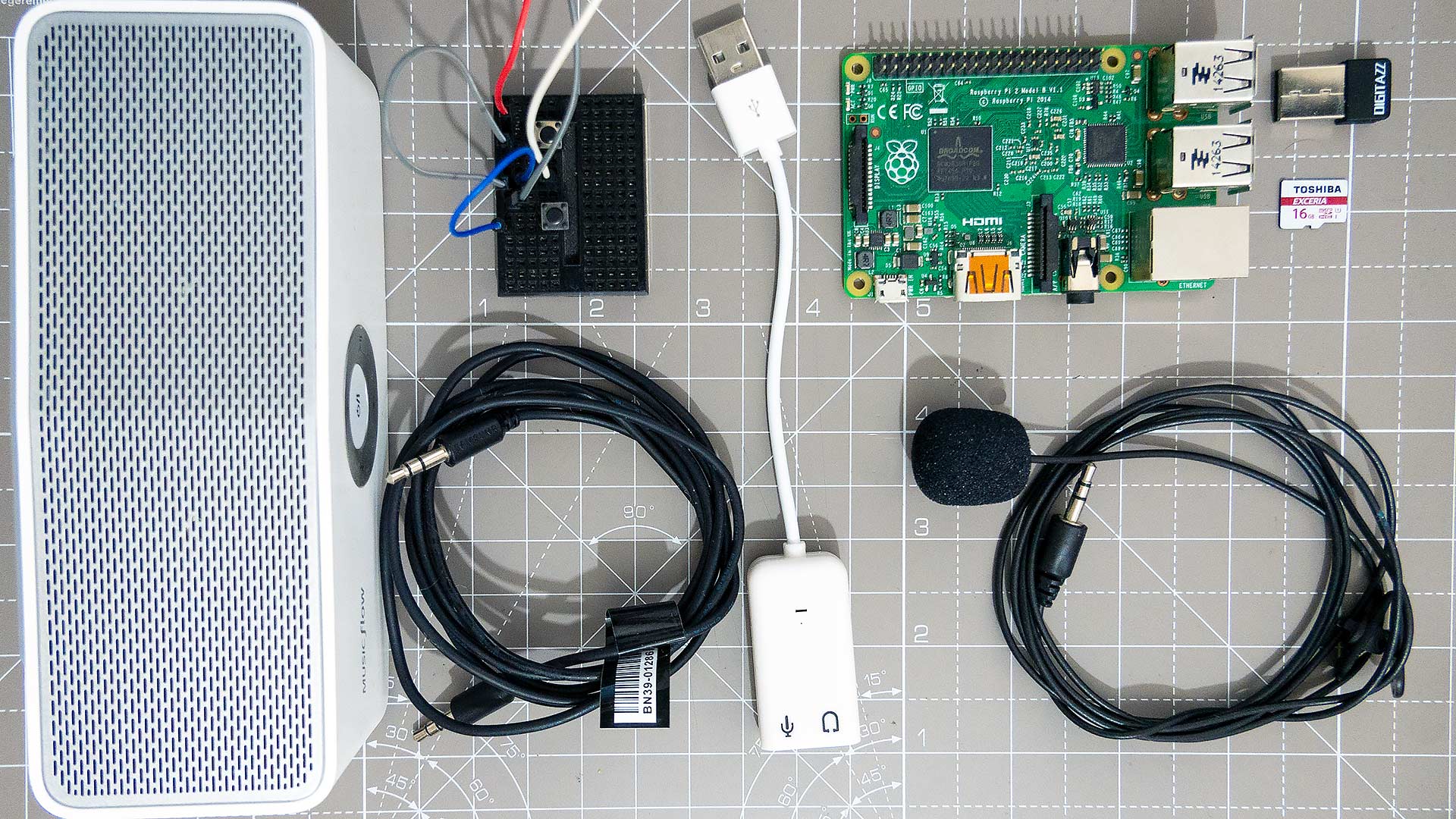 Make a Google AIY Assistant without the kit on the Raspberry Pi 2 and 3